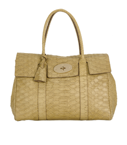 Medium Bayswater Tote, Leather, Green, 331, DB, 2*